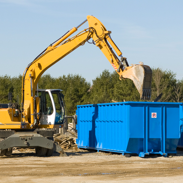 what kind of customer support is available for residential dumpster rentals in Empire City